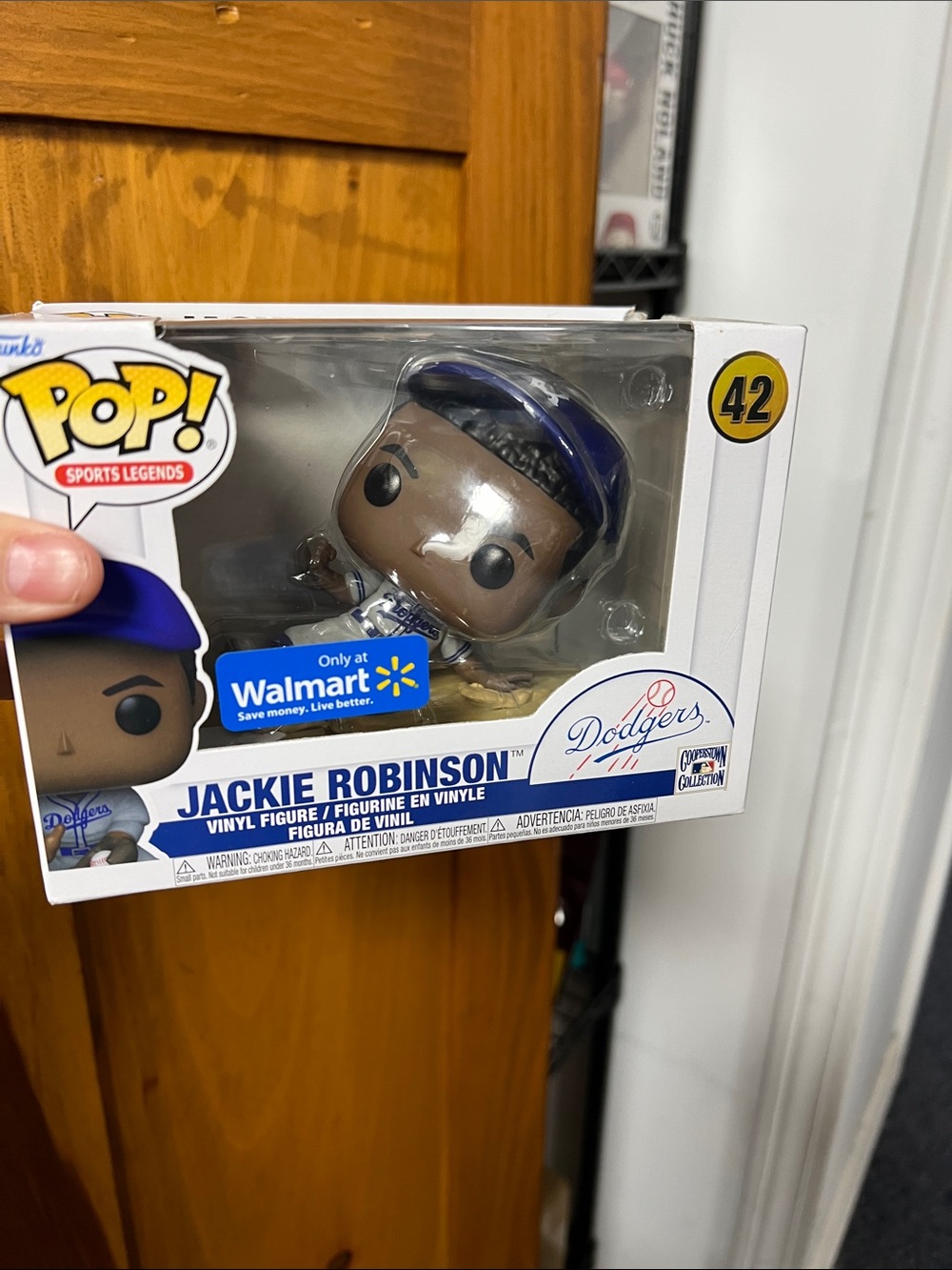 Funko Jackie Robinson Vinyl Figure - White, Blue, Gold